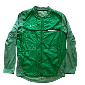 Nike Dry Fit Green Full Zip Jacket, Size M